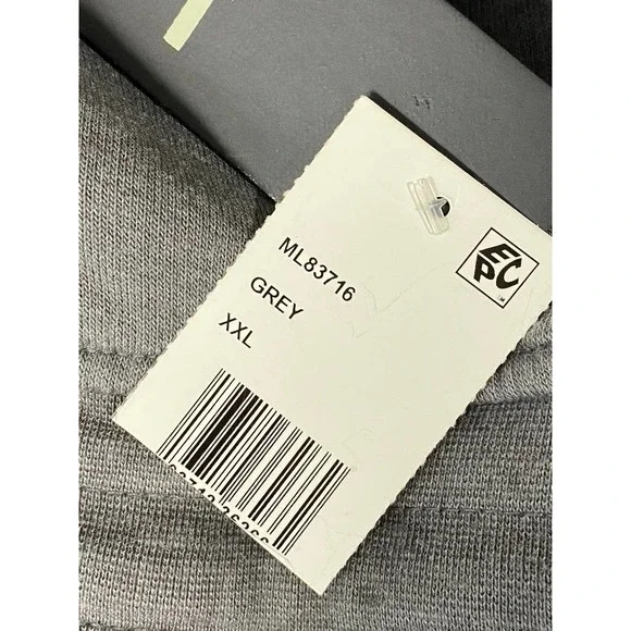 Lazer Men's Grey Solid Drawstring Stretch Relaxed-Fit Pull-On Jogger SZ 2XL - Picture 14 of 14